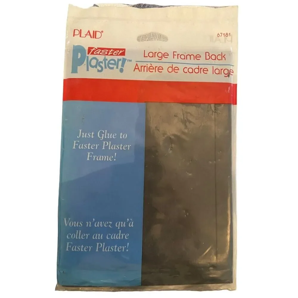 4 Vintage Black Easel Back Picture Frames‎ 4 x 6-inch Backings Faster Plaster
